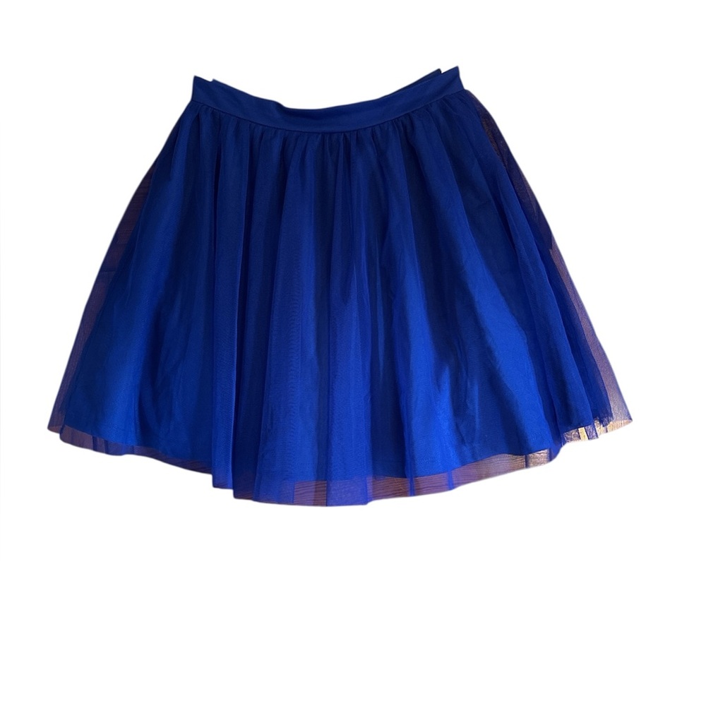 Love Reign royal Blue layered Tulle short mini Skirt size 1